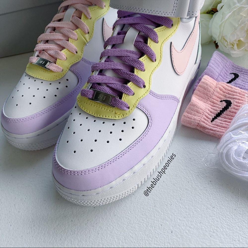 Nike Custom Air Force 1 Mid NWT - Picture 9 of 13